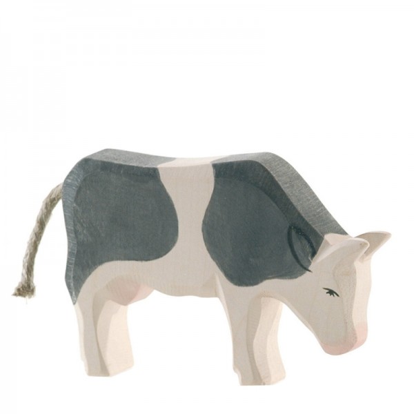 Ostheimer Kuh schwarz fressend 11043