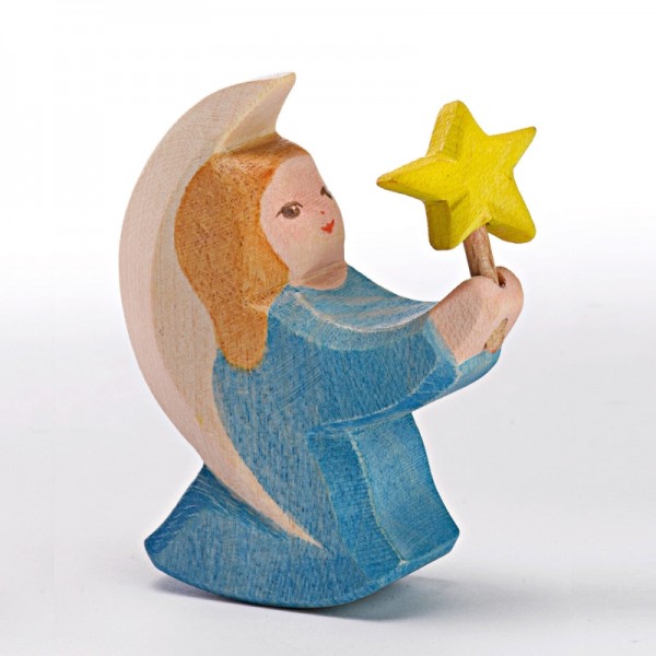 Ostheimer Engelchen blau mit Stern 42024