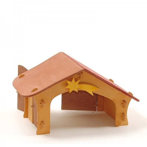 Ostheimer Krippenstall mit Stern 3500