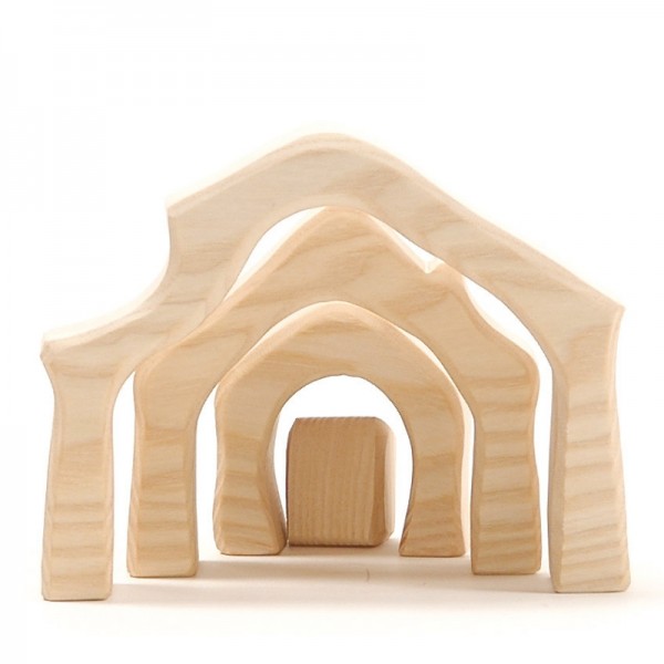 Ostheimer Krippenstall mini 4-tlg. 66560